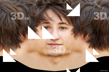 Male head texture