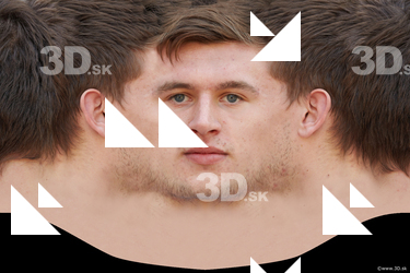 Male head texture