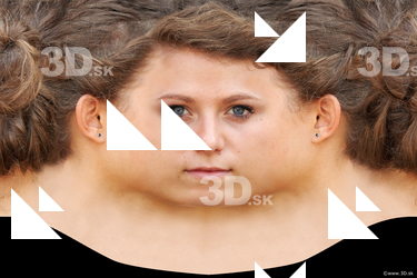 Female head texture
