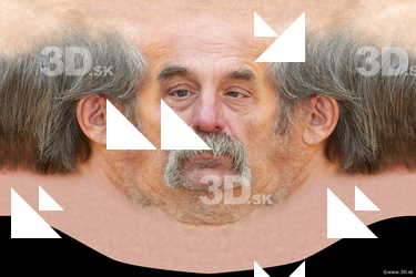Male head texture