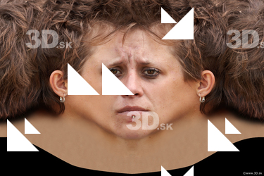 Female head texture
