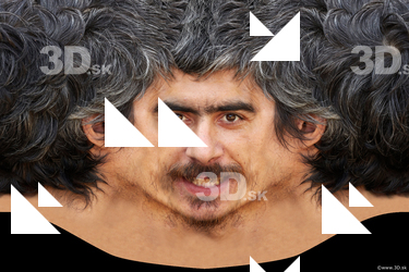 Male head texture