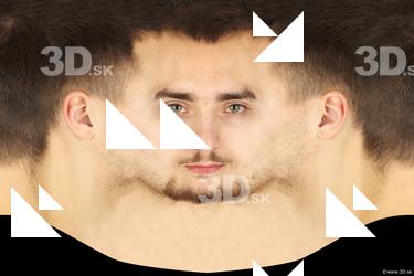 Male head texture
