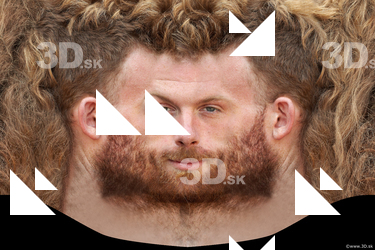 Male head texture