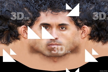 Male head texture