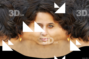 Female head texture