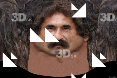 Male head texture