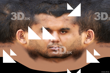 Male head texture