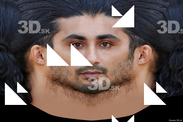 Male head texture