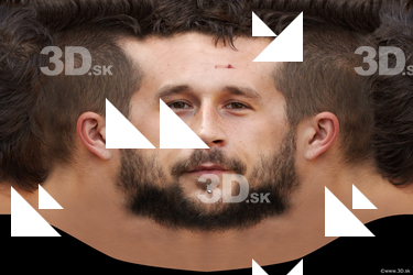 Male head texture