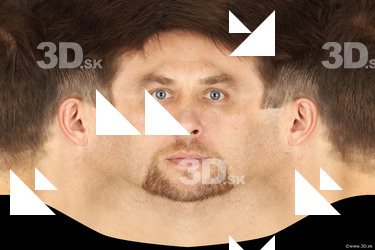 Male head texture