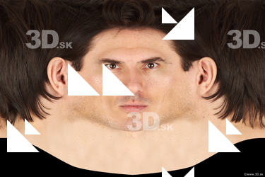 Male head texture