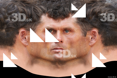 Male head texture