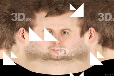 Male head texture