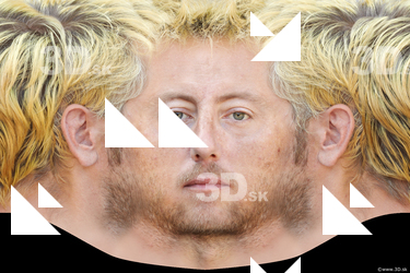 Male head texture