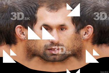 Male head texture