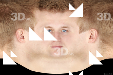 Male head texture
