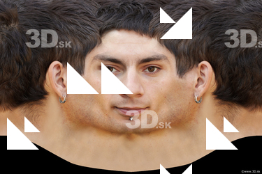 Male head texture