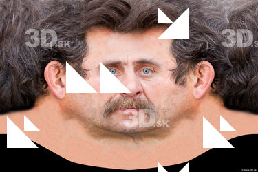 Male head texture