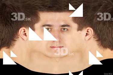 Male head texture