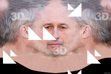 Male head texture