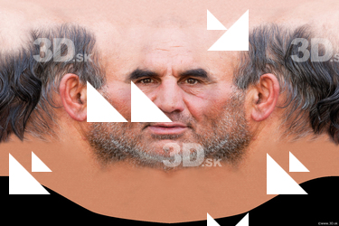 Male head texture