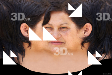 Female head texture