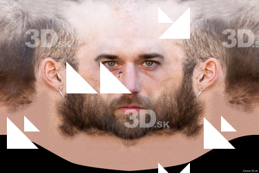 Male head texture