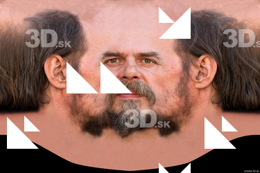 Male head texture