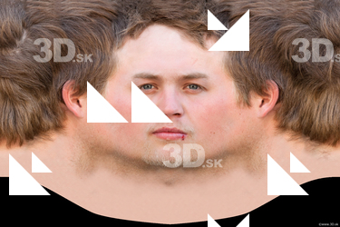 Male head texture