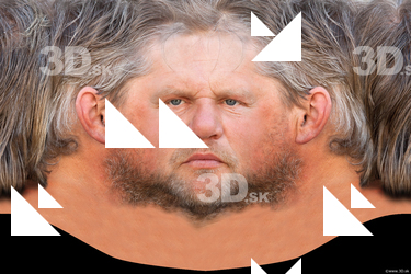 Male head texture