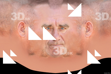 Male head texture