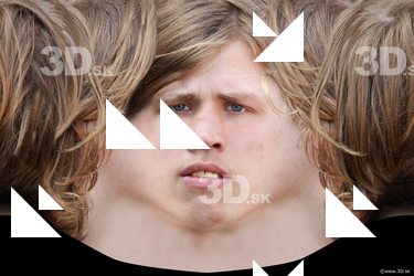 Male head texture
