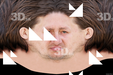 Male head texture