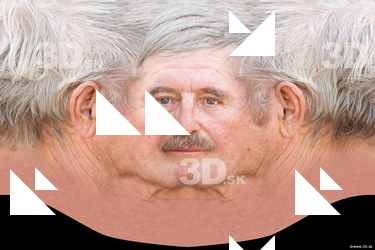 Male head texture