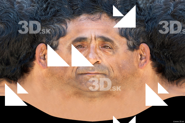 Male head texture