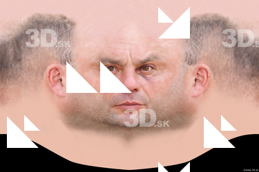Male head texture