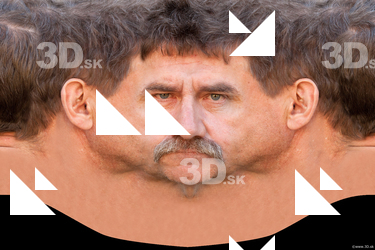 Male head texture