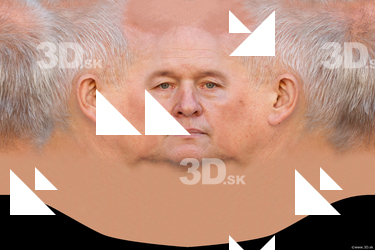 Male head texture