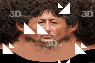 Male head texture