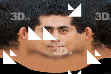 Male head texture