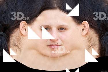 Female head texture
