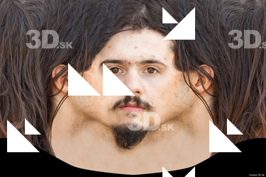 Male head texture