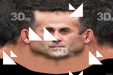 Male head texture