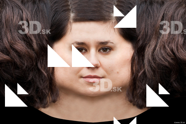 Female head texture