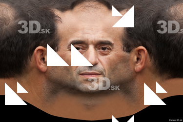 Male head texture