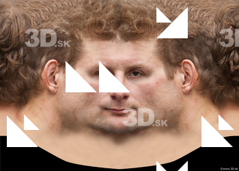 Male head texture