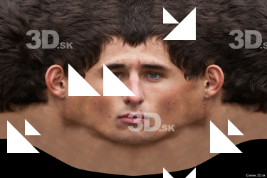 Male head texture