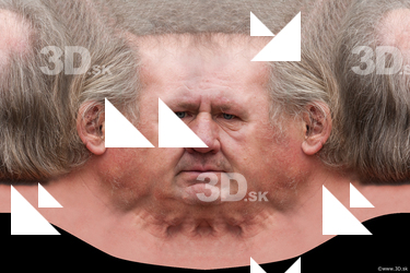 Male head texture