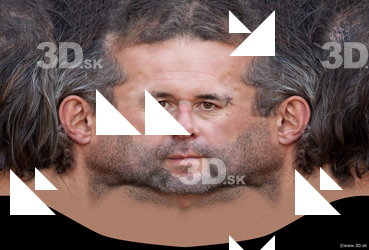 Male head texture